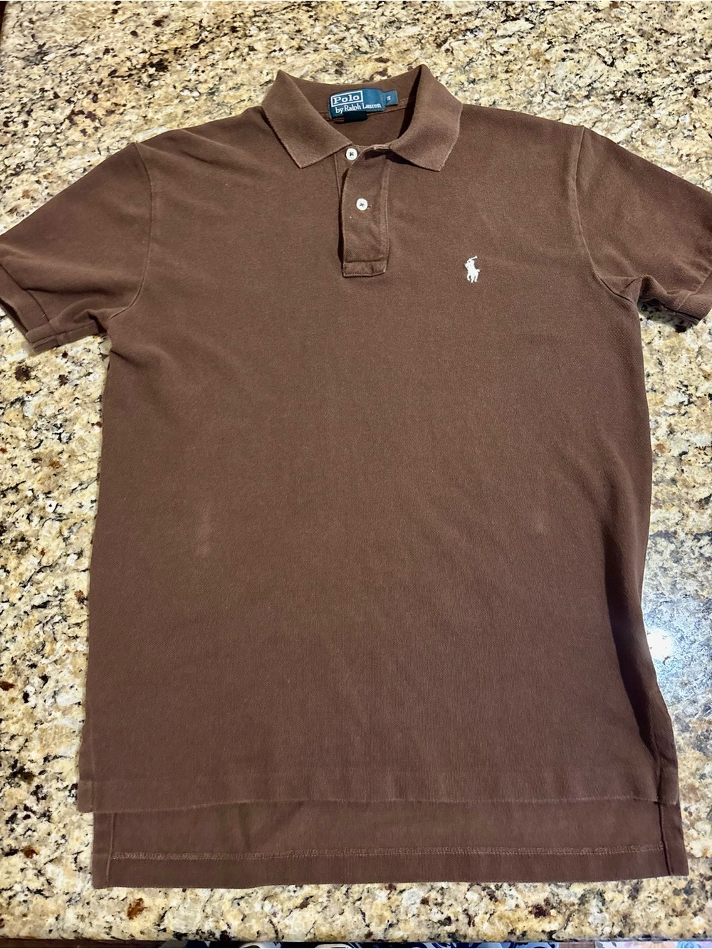 Ralph Lauren Brown Polo Shirt sz S